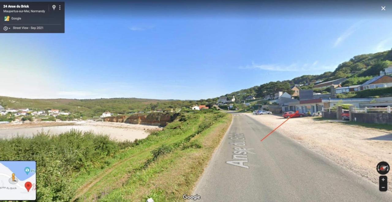 Au Petit Brick - Cosy Beachfront House Maupertus-sur-Mer 外观 照片