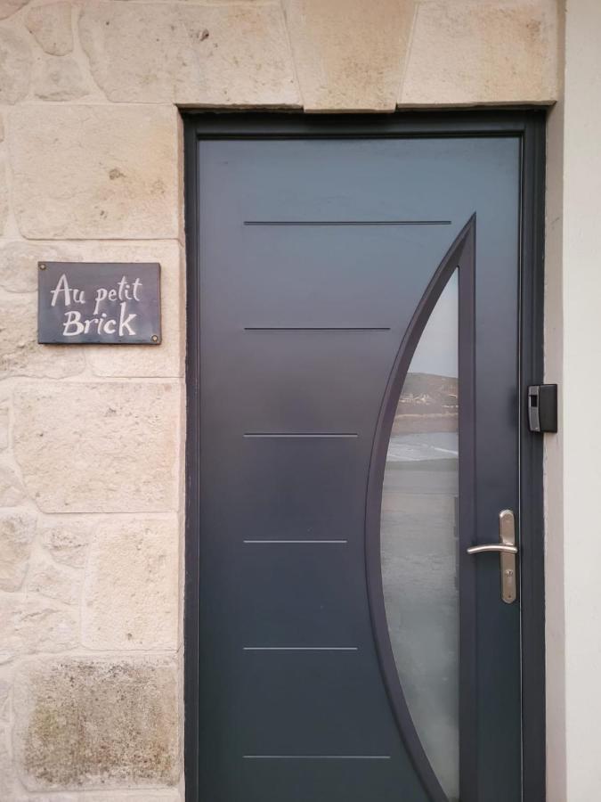 Au Petit Brick - Cosy Beachfront House Maupertus-sur-Mer 外观 照片